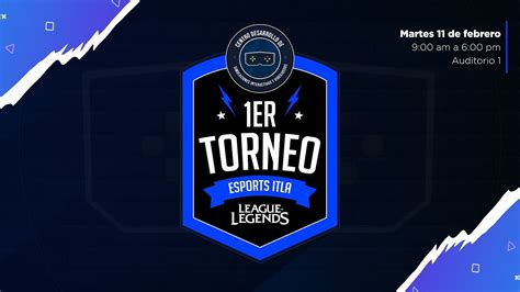 Primer Torneo Esports Itla League Of Legends Youtube