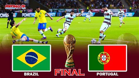 Brazil Vs Portugal Final Fifa World Cup 2022 Match Efootball Pes