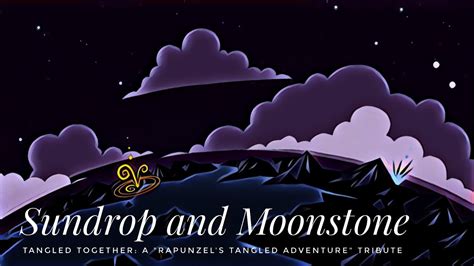 Sundrop And Moonstone Tangled Together A Rapunzels Tangled