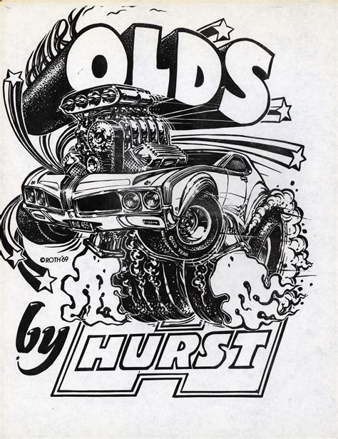 Pin By Larry Lovett On Ed Roth And Others Artists Car Drawings Rat