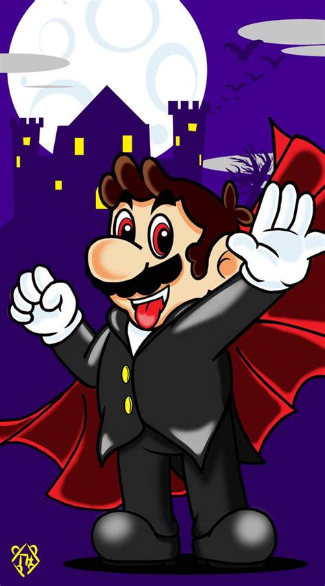 Happy Halloween From Vampire Mario By Taylorswitch64 On Deviantart