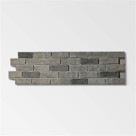 Faux Grey Brick Wall Panel Articture