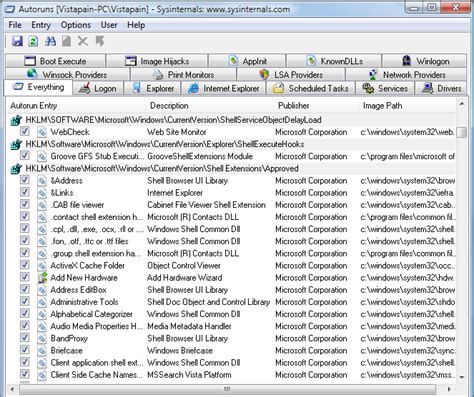 See All Processes During Windows Startup Using Autoruns