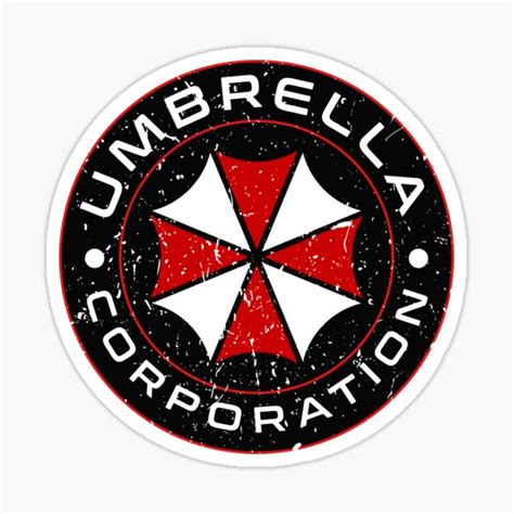 Umbrella Corporation Sticker For Sale By Sachpica Redbubble