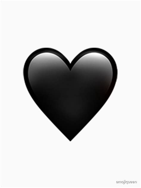❤ black heart symbol emoji. "Black Heart Emoji" Unisex T-Shirt by emojiqueen | Redbubble
