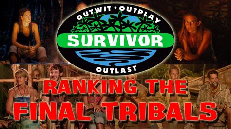 Survivor Ranking The Final Tribal Councils Youtube