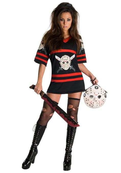 Girl Jason Halloween Fancy Dress Horror Costume Costumes For Women