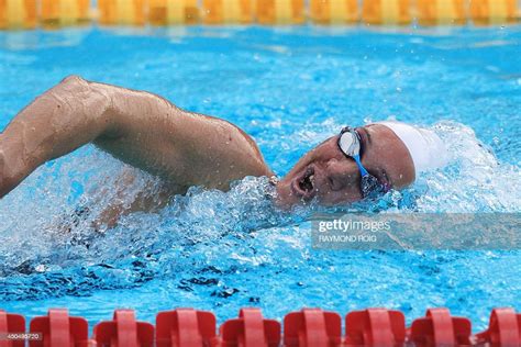 French Swimmer Camille Muffat Competes In The Womens 400m Freestyle