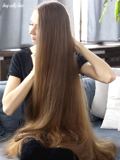 The straight and sleek look attracts focus towards the carefully cut layers in the hair. 12 Long Silky Hair - Undercut Hairstyle