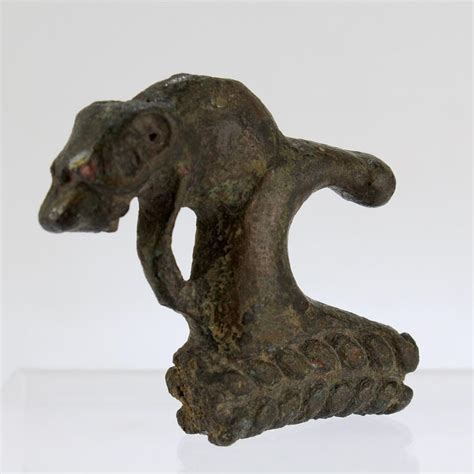 Ancient Roman Bronze Handle Or Artifact For Sale At 1stdibs Roman