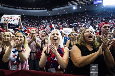 Trumps Rally In Cincinnati The President And His Followers Imagine A World Without Democratic