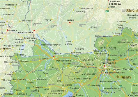 De haadstêd is boedapest en de presidint fân de republyk is sûnt 2012 jános áder. Natuurkundige landkaart Hongarije 1439 | Kaarten en ...