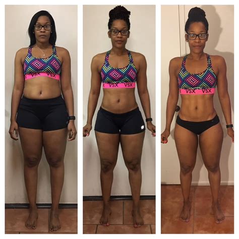 shabraya lost 22 pounds and gained 15 pounds of lean muscle weight loss transformations with