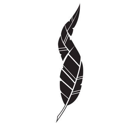 Feather Silhouette Graphics Free Svg