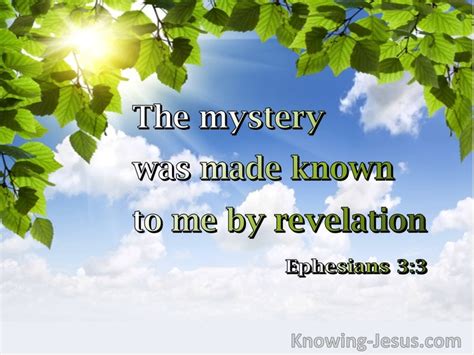 19 Bible Verses About God Revealing Mysteries