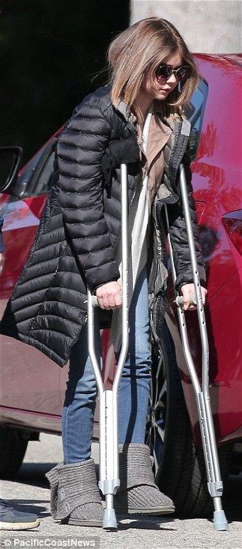 41 Celebrities On Crutches Ideas Crutch Covers Crutches Celebrities