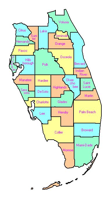 South and Central Florida County Trip Reports