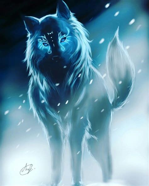 Wolf Fantasy Spirit Animal Art Wolf Spirit Animal Wolf Spirit