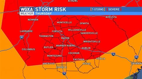 Severe Storms Possible Thursday Wgxa