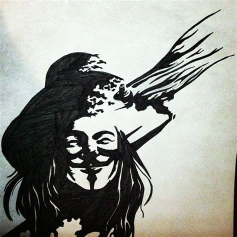 V For Vendetta Drawing At Getdrawings Free Download