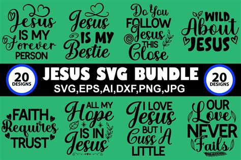 Jesus Svg Bundle Vol3 Bundle · Creative Fabrica