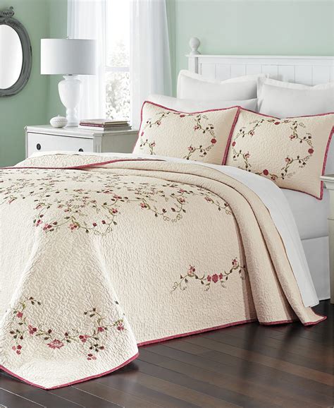 Martha Stewart Collection Westminster Vines Bedspread Created For Macy