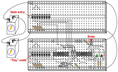 Simple Combination Lock Digital Integrated Circuits