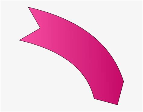 Pink Arrow Curved Png Image Transparent Png Free Download On Seekpng