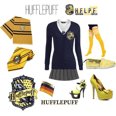 Hufflepuff Hufflepuff Uniform Polyvore Chloe Pinterest Harry