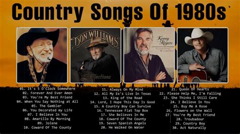 Best Classic Country Songs Of 1980s Greatest 80s Country Music 80s