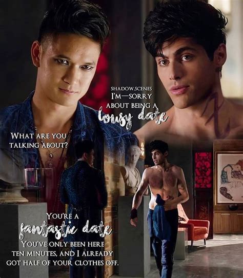 Malec Shadowhunters Pinterest Remade An Old Edit Bookquote