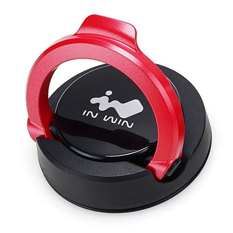 In Win Mag Ear Magnetic Headphone Hanger Red Mag Ear Red Mwave