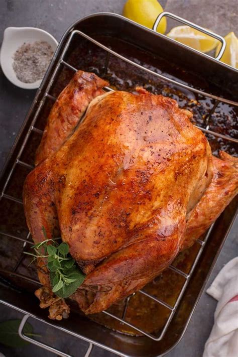 this simple turkey brine recipe and roast turkey recipe is just what you need to make a p