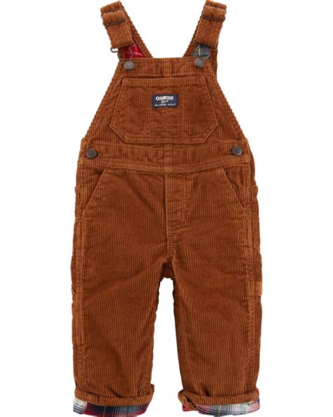 Flannel Lined Corduroy Overalls Baby Boy Overalls Overalls Baby Clothes