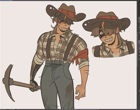 Tree 🌳 On Twitter Cowboy Character Design Character Art Character
