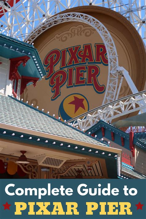 Complete Guide To Pixar Pier At The Disneyland Resort Parc Disneyland Paris Disneyland Guide