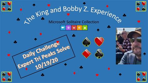 Expert Tri Peaks Solve 101920 Daily Challenge Microsoft