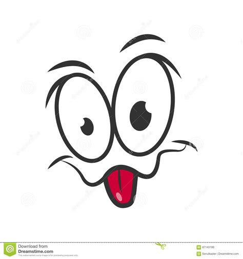 Tongue Out Emoticon Vector Illustration Cartoondealer