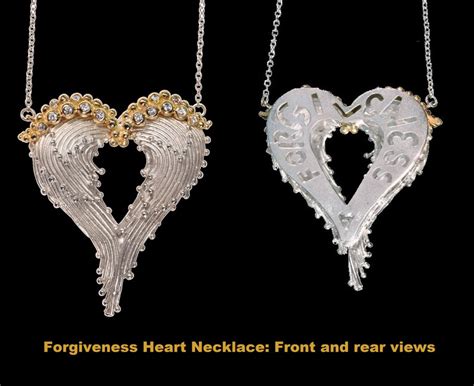 Forgiveness Heart Necklace A Heart So Free Its Made Of Etsy