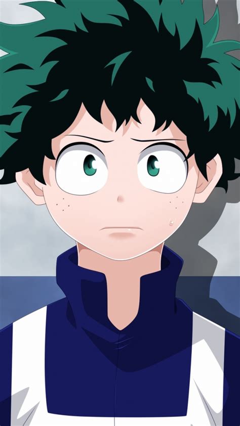 Download 750x1334 Wallpaper Cute Izuku Midoriya Anime