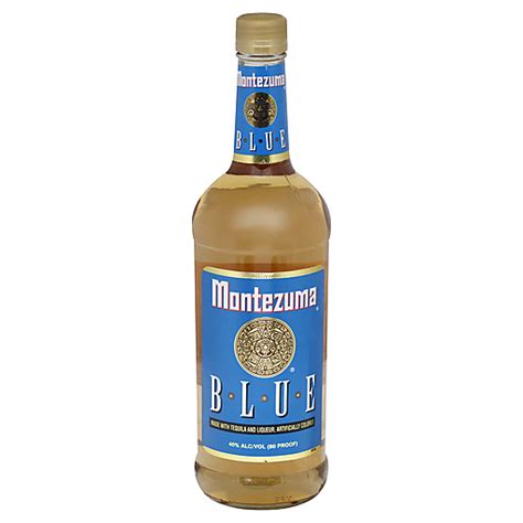 Montezuma Blue Tequila 1l 80 Proof Buehlers