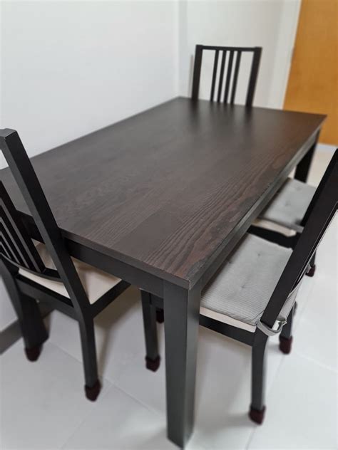 Laneberg Extendable Dining Table Furniture Home Living Furniture Tables Sets On Carousell