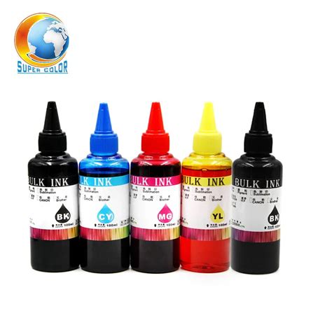 5 Colors100ml Pgi 250 Cli 251 Refill Cartridge Dye Ink For Canon Pixma Mg5420 Mg5422 Mg5520