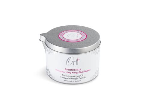 aphrodisia therapy massage candle orli massage candles