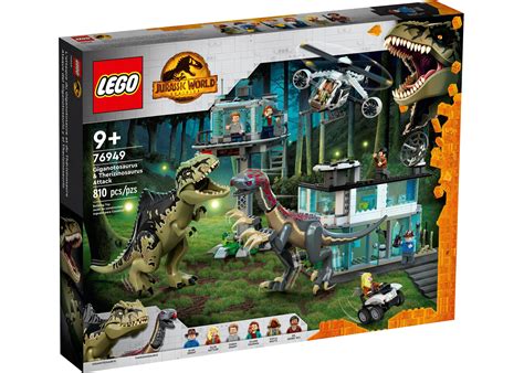 Lego Jurassic World Dominion Giganotosaurus And Therizinosaurus Attack