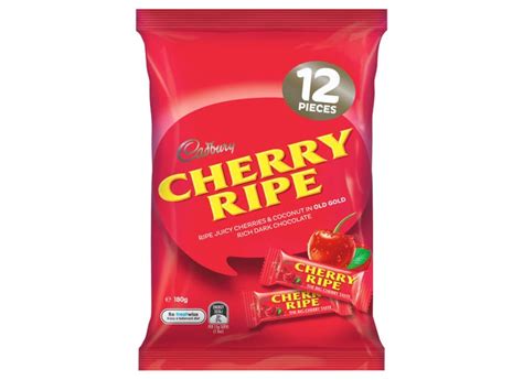 Cadbury Cherry Ripe Sharepack 12 Pack 180g