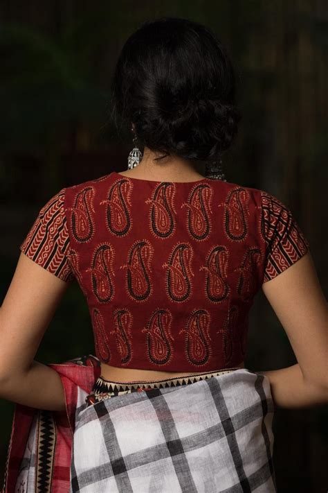 Ready To Shop Blouses House Of Blouse Kalamkari Blouse Designs Saree