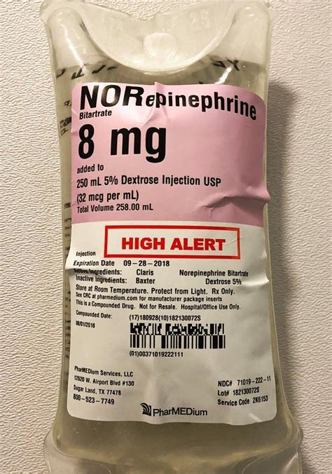 Norepinephrine Rkmd