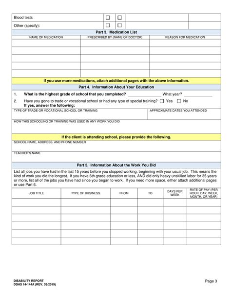 Dshs Form 14 144a Fill Out Sign Online And Download Printable Pdf