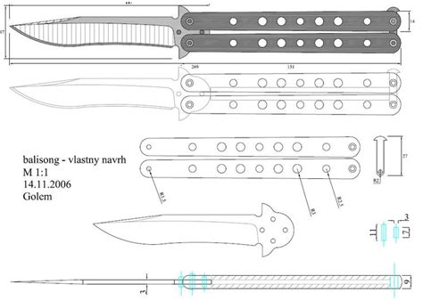 Printable knife patterns (templates) for amateur knifemakers. Pin by Sophia Fuller on Guns | Butterfly knife, Knife ...